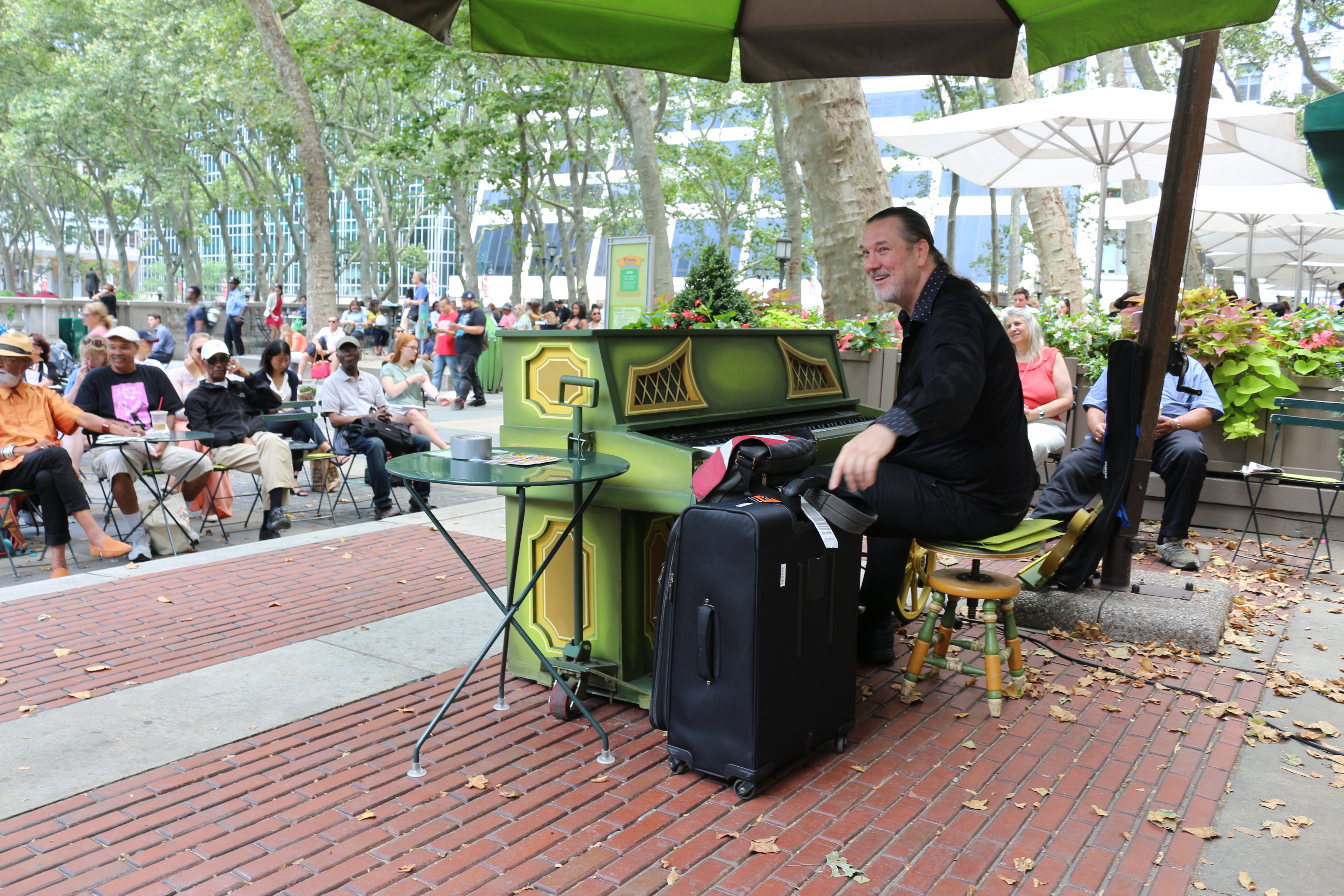 Joel Forrester on the Upper Terrace at Bryant Park (Site) Joel Forrester on the Upper Terrace at Bryant Park (Site)