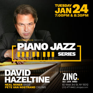 Piano Jazz Series: David Hazeltine at Zinc