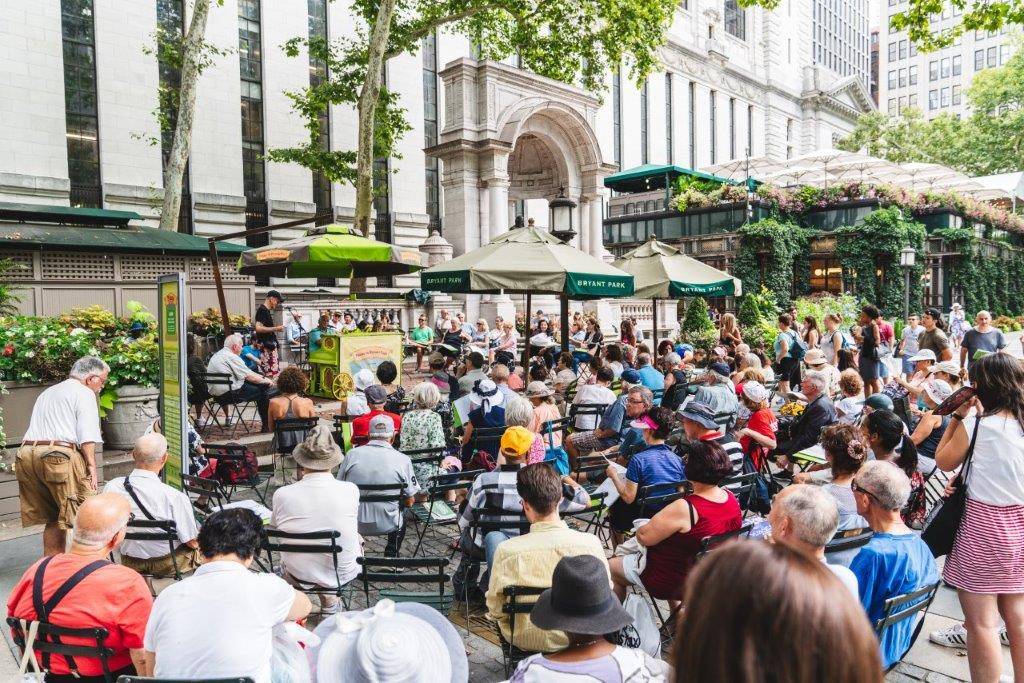Brennen Ernst on the Upper Terrace at Bryant Park (Site) Brennen Ernst on the Upper Terrace at Bryant Park (Site)