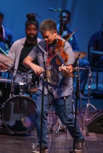 Victor Lin on the Upper Terrace at Bryant Park Victor Lin on the Upper Terrace at Bryant Park